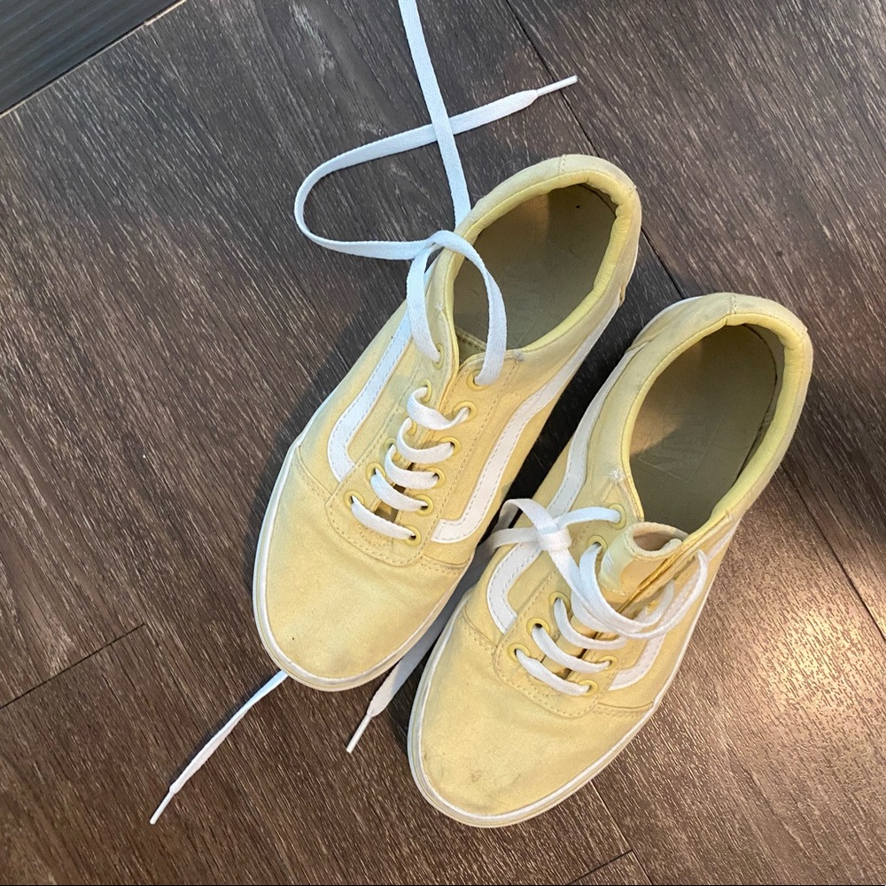 Yellow vans. Size 8.5